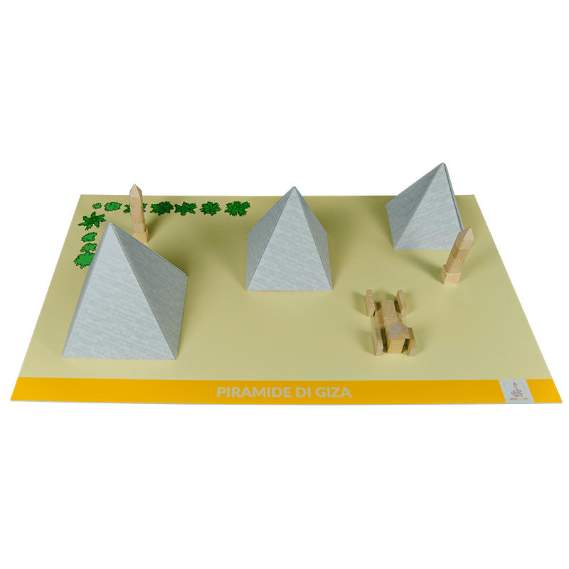 kit di costruzioni piramide di giza